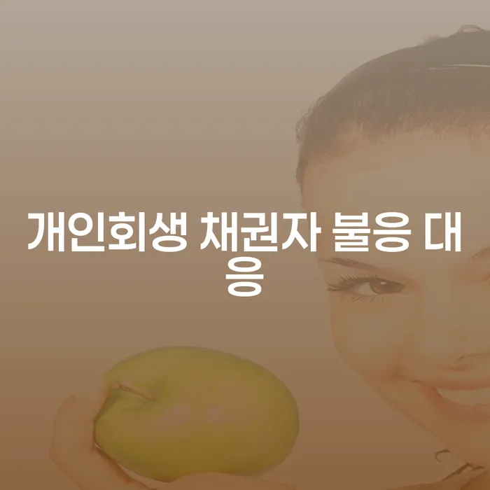 개인회생 채권자 불응 시 어떻게 대응해야 할까요?