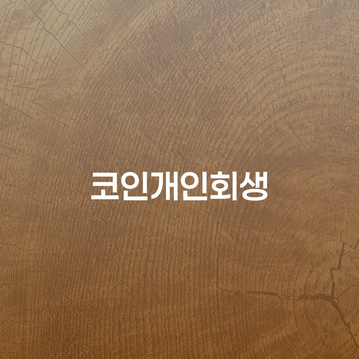 코인개인회생, 비트코인 투자 실패 후에도 가능할까요?